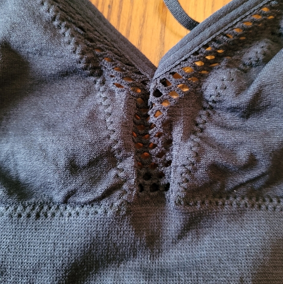 Design Lab black racer-back bra, size L - NEW - Picture 3 of 7